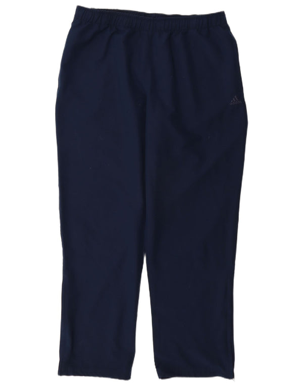 Pantaloni da tuta ADIDAS Climalite da uomo XL poliestere blu navy