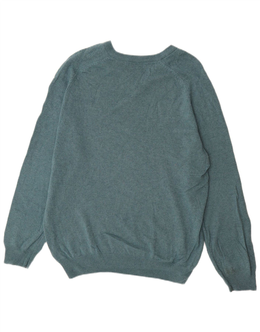 Maglione maglione con scollo a V blu Harbour da uomo Marks & Spencer grande verde