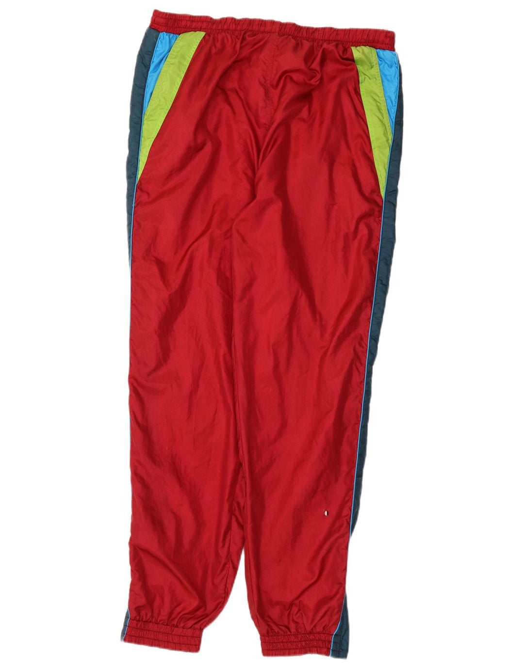 Pantaloni da tuta da uomo vintage da jogging grandi color block rosso