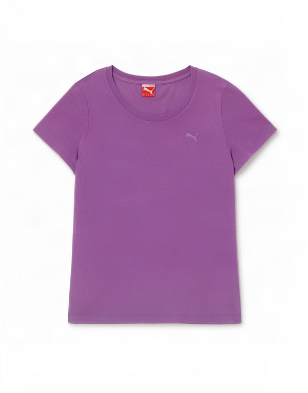 Puma Womens T-Shirt Top UK 10 Small Purple
