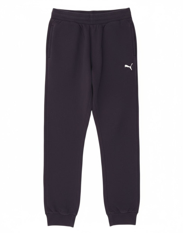 PUMA Mens Tracksuit Trousers Joggers Medium  Navy Blue Cotton