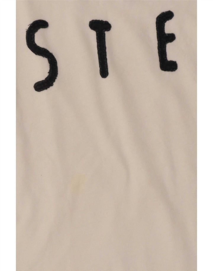 T-shirt grafica da uomo Hollister Small bianca