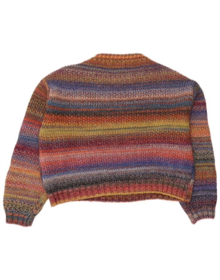 LOLLYS LAUNDRY Maglione maglione girocollo da donna UK 16 grande multicolore