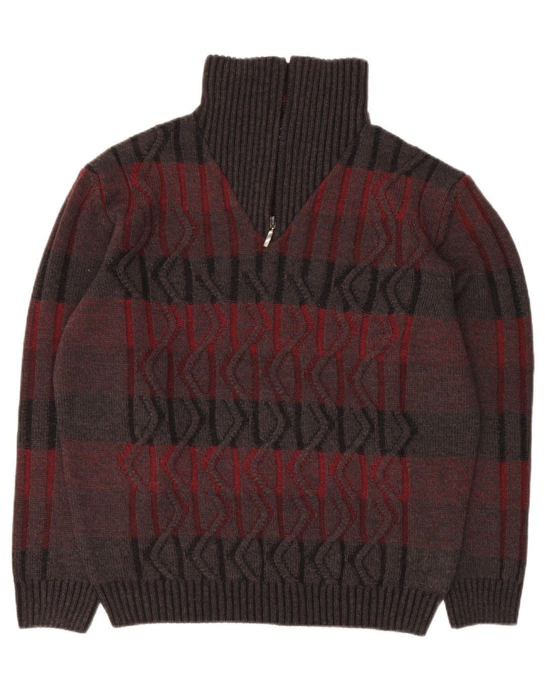 BABISTA Maglione da uomo con collo con zip IT 54 XL a righe multicolore