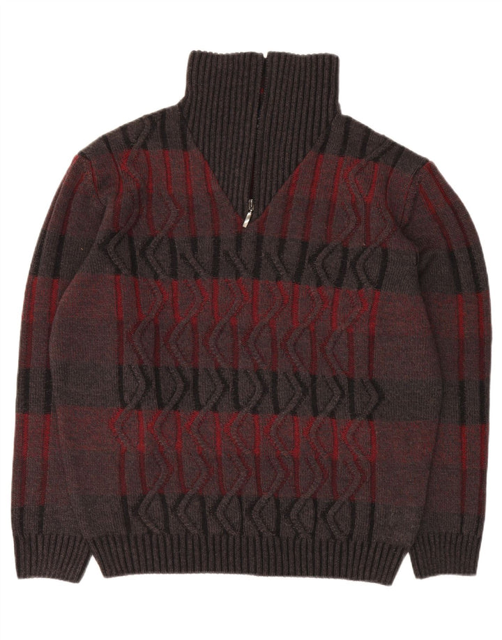 BABISTA Maglione da uomo con collo con zip IT 54 XL a righe multicolore