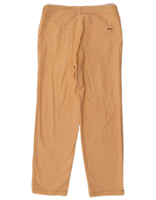 Pantaloni casual dritti da donna Massimo Dutti EU 40 Medium W30 L27 Giallo