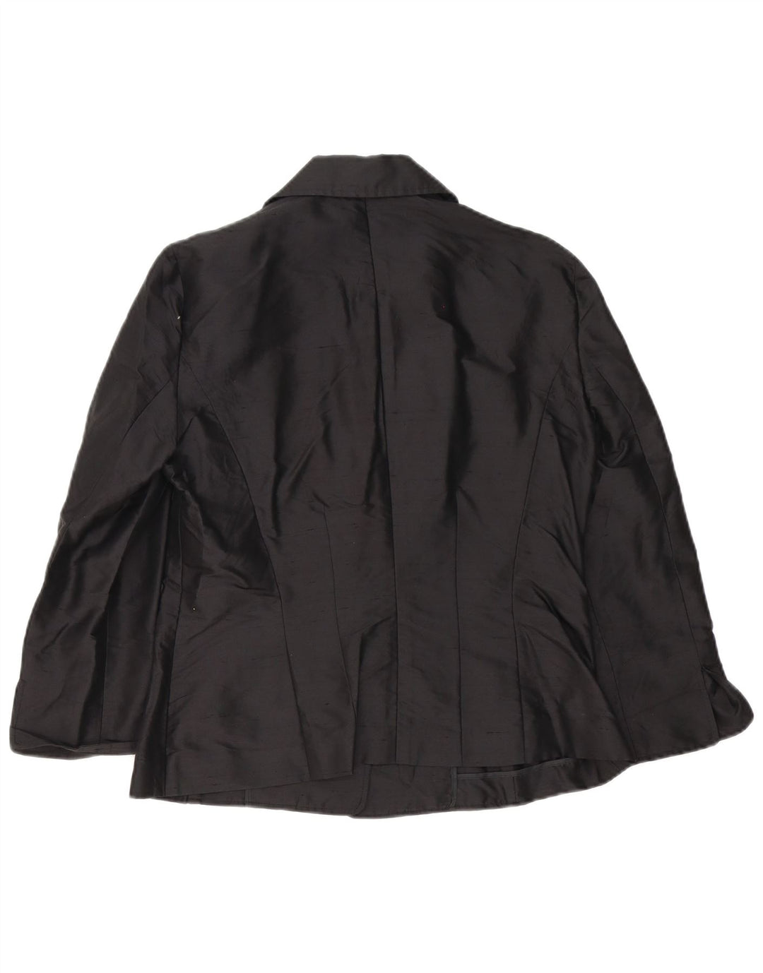 Giacca Blazer a 3 Bottoni da Donna Luisa Spagnoli IT 46 Large Nera in Seta