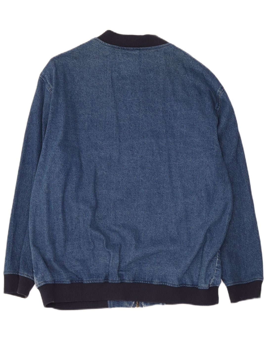 Giacca di jeans oversize da donna Asos UK 10 piccola in cotone color block blu