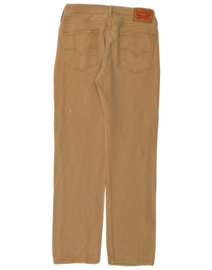 LEVI'S Pantaloni casual dritti da uomo 514 W32 L31 Cotone beige