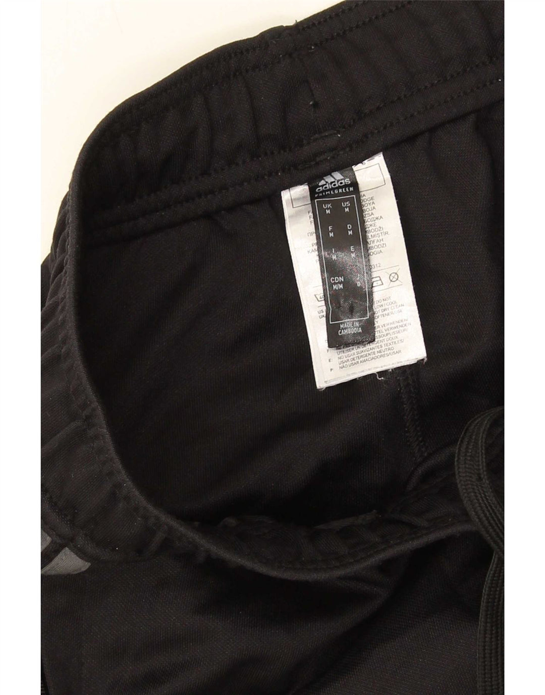 Pantaloni da tuta Adidas Aeroready da uomo in poliestere nero medio