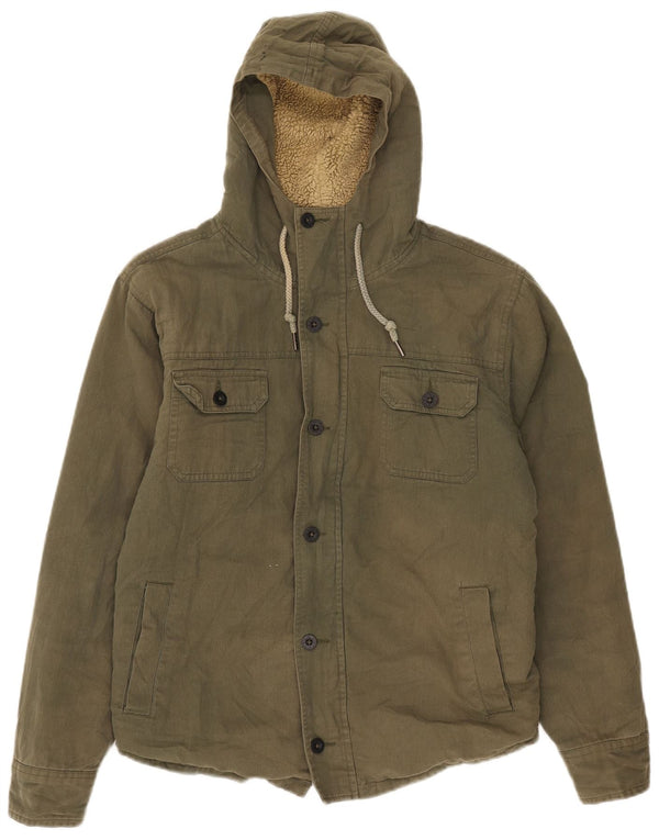 Giubbotto bomber Sherpa con cappuccio da uomo Rip Curl UK 38 medio cachi