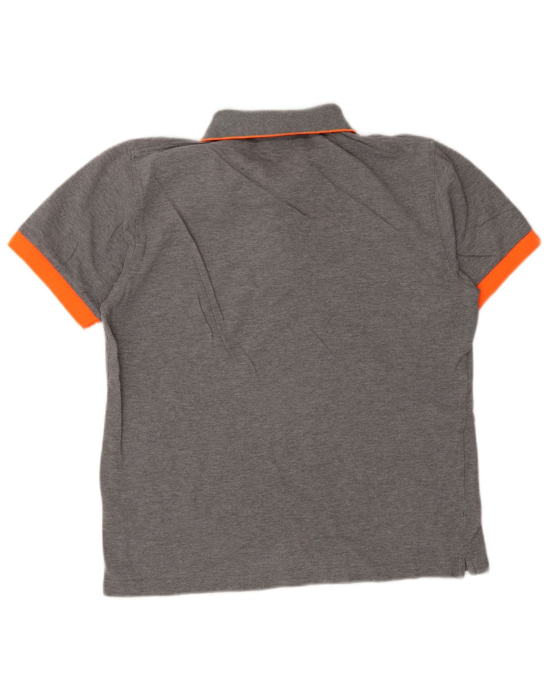 Polo da uomo SUN68 in cotone grigio medio