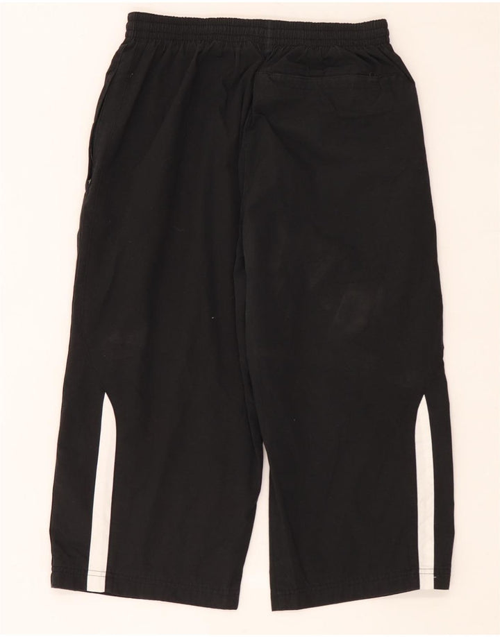 Pantaloncini sportivi Nike Bermuda da uomo, poliestere color block medio nero
