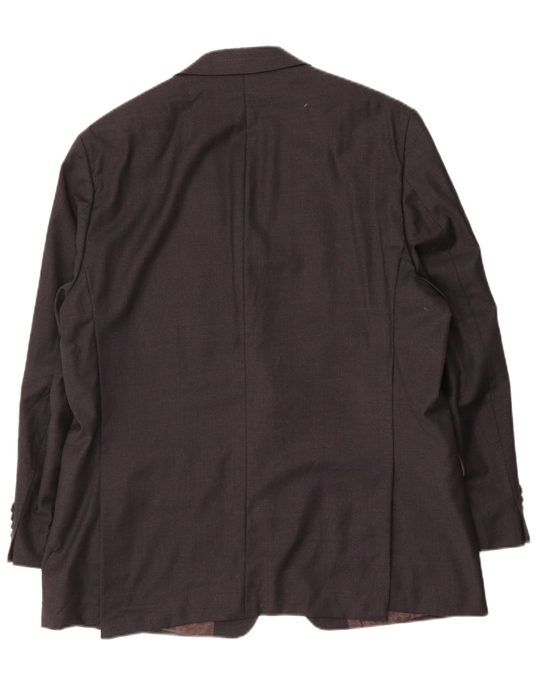 Giacca blazer a 2 bottoni da uomo Calvin Klein UK 40 Large Grey Wool