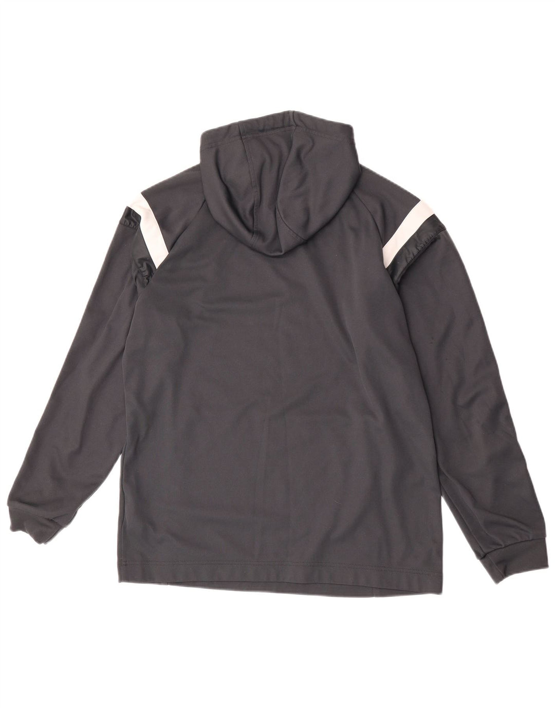 Felpa con cappuccio da uomo Adidas Felpa con cappuccio in poliestere color block grigio medio