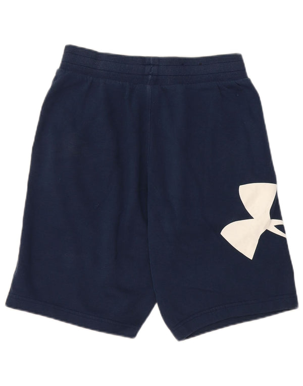 Pantaloncini sportivi grafici da uomo Under Armour piccoli blu navy