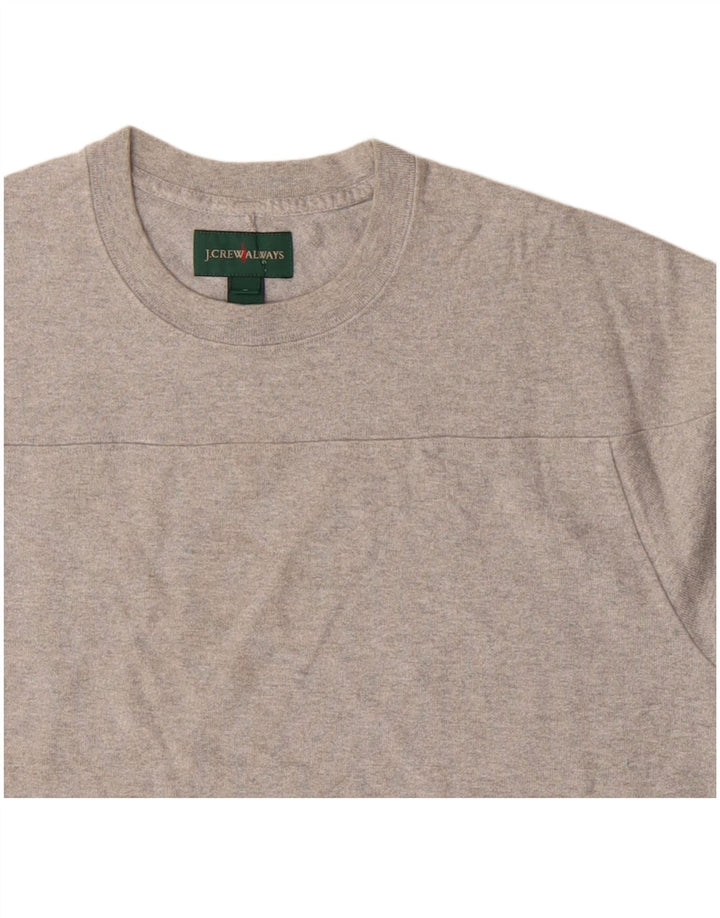 Felpa da uomo J. CREW in cotone grigio medio