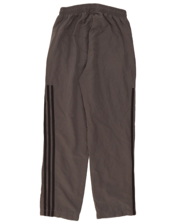 Pantaloni da tuta Adidas da uomo piccoli in poliestere grigio