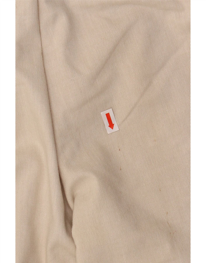 ZARA Womens Slim Chino Trousers Medium W28 L27 Beige Cotton