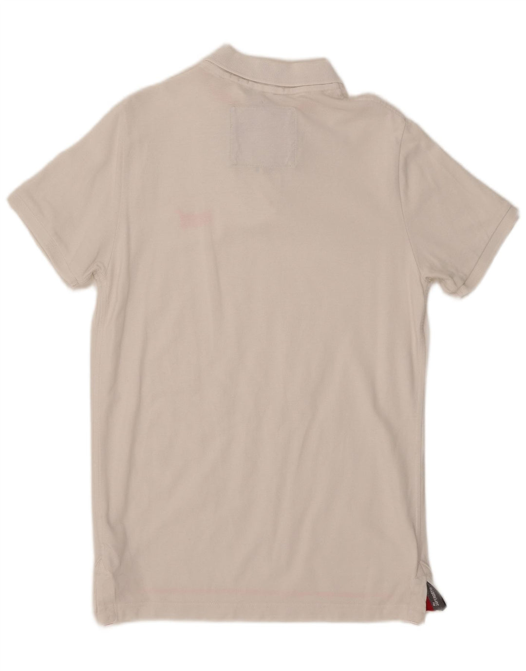 Polo da uomo Superdry grande in cotone bianco