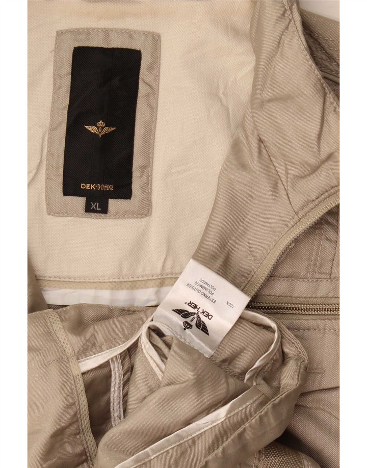 Giacca pratica con cappuccio da donna Dek'Her UK 18 XL Beige poliammide