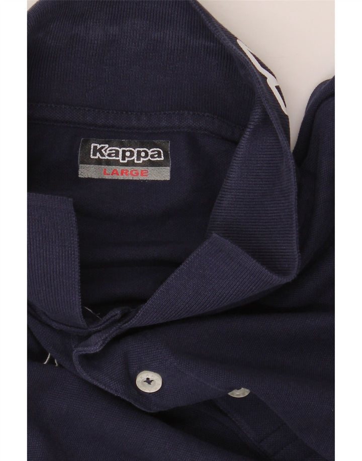 Polo da uomo KAPPA grande blu navy