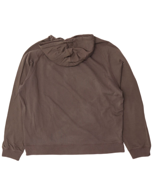 Felpa con cappuccio grafica Nike Track & Field da uomo UK 50/52 2XL Cotone grigio