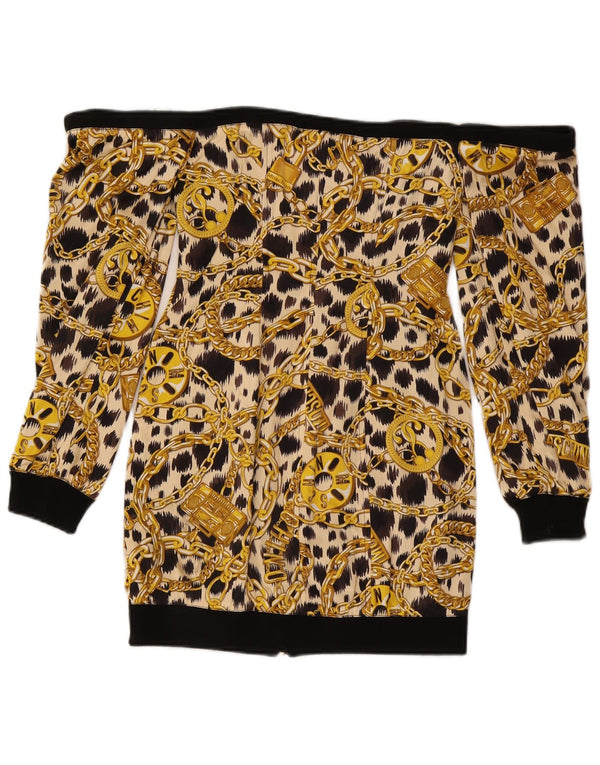 Abito da donna H&MOSCHINO con zip intera e spalle scoperte IT 36 XS Giallo Colourblock