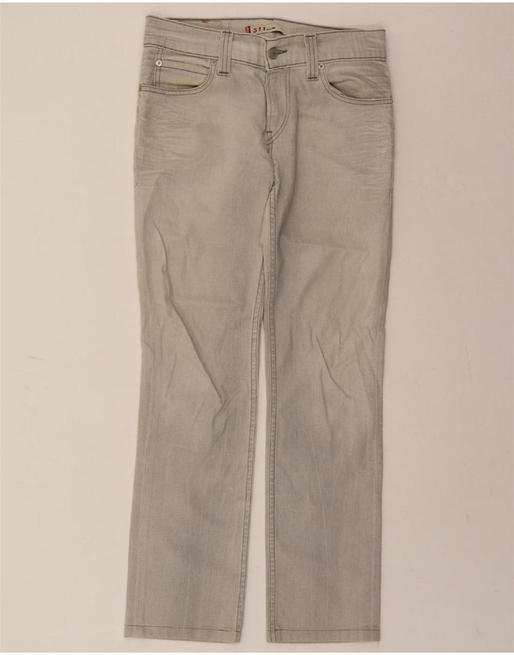 LEVI'S Womens 511 Slim Jeans W31 L31 Grey Vintage Levi's and Second-Hand Levi's from Messina Hembry 