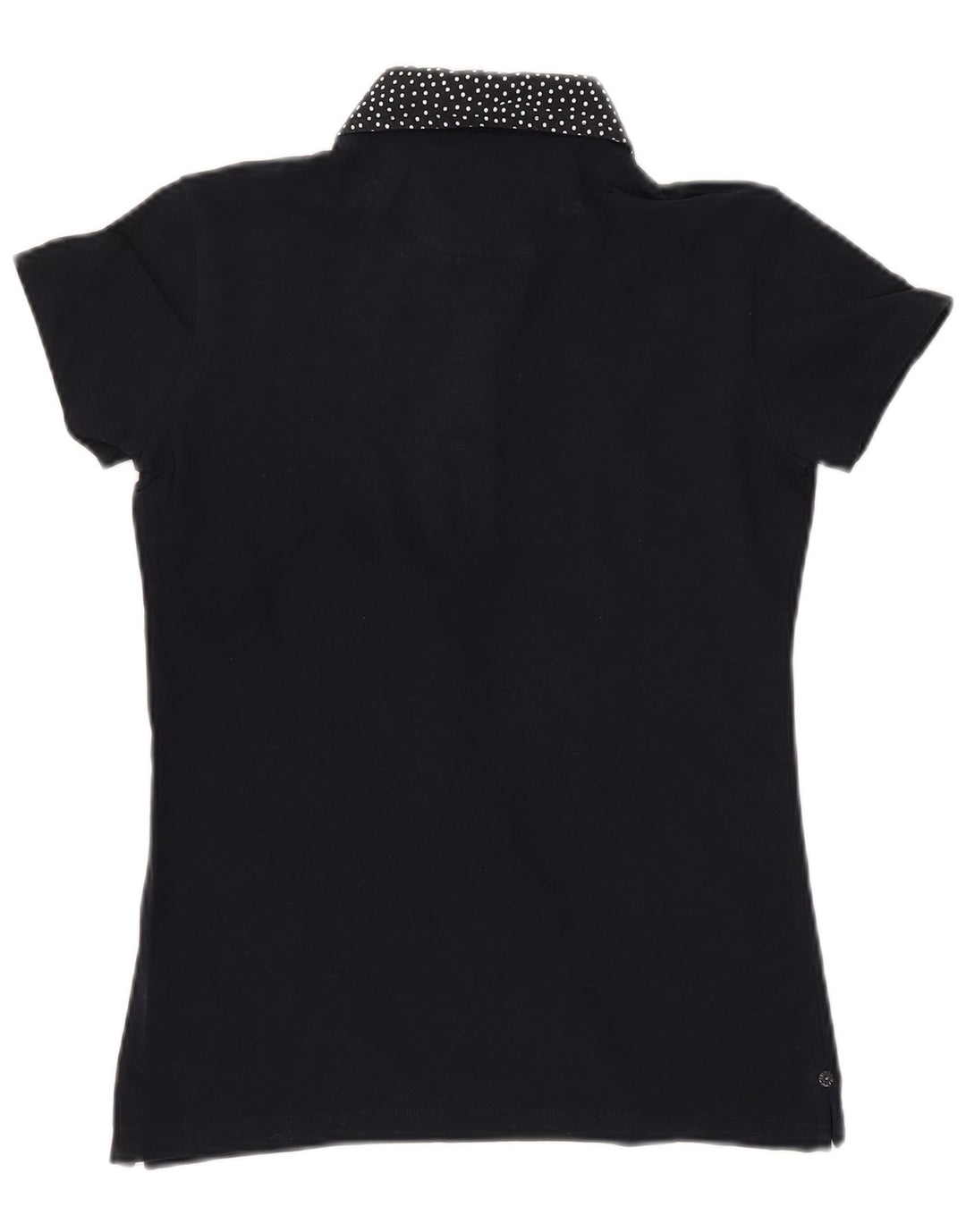 Polo da donna slim fit WOOLRICH UK 12 cotone maculato blu navy medio