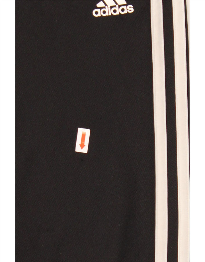 Pantaloni della tuta Adidas Aeroready da ragazzo 11-12 anni in poliestere nero