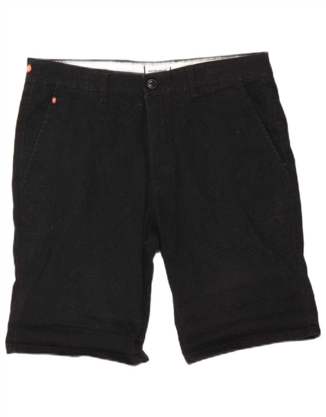 Pantaloncini chino da uomo Jack & Jones medi W34 cotone nero