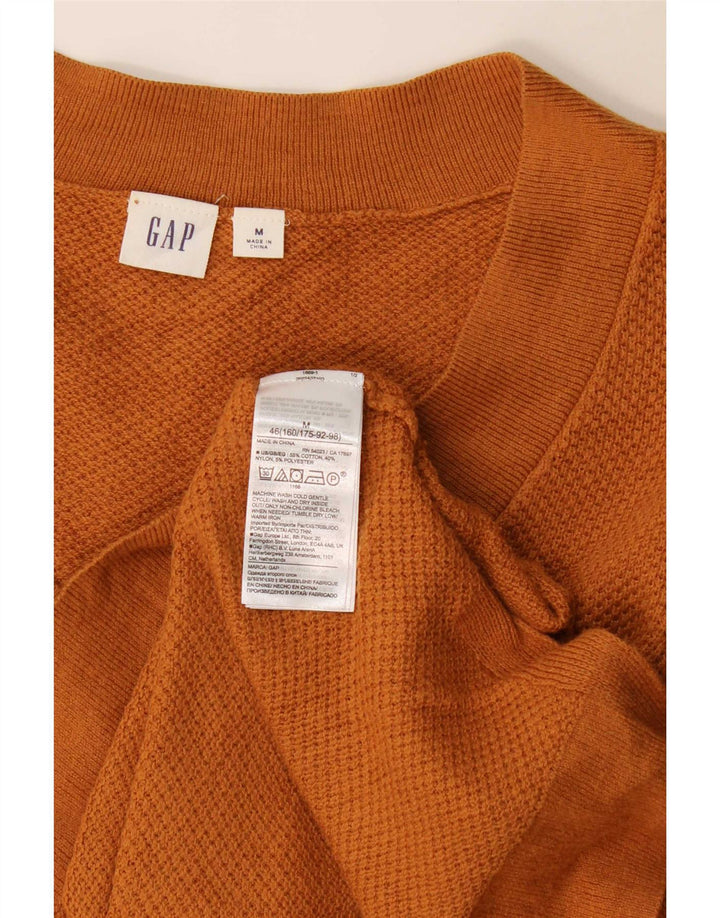 Maglione maglione con scollo a V da donna Gap UK 14 Cotone marrone medio