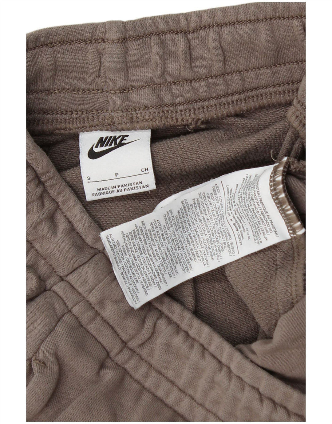 Pantaloni della tuta da jogging da uomo Nike Joggers piccoli in cotone grigio