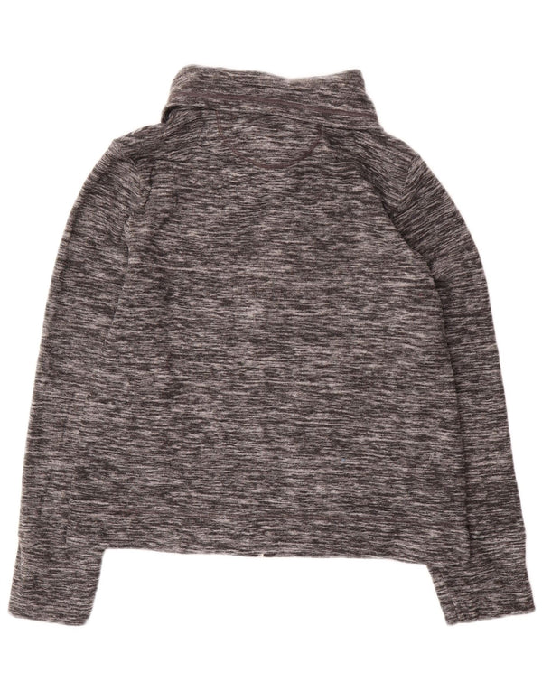 CALVIN KLEIN Giacca in pile da donna Performance UK 14 Grigio medio chiazzato