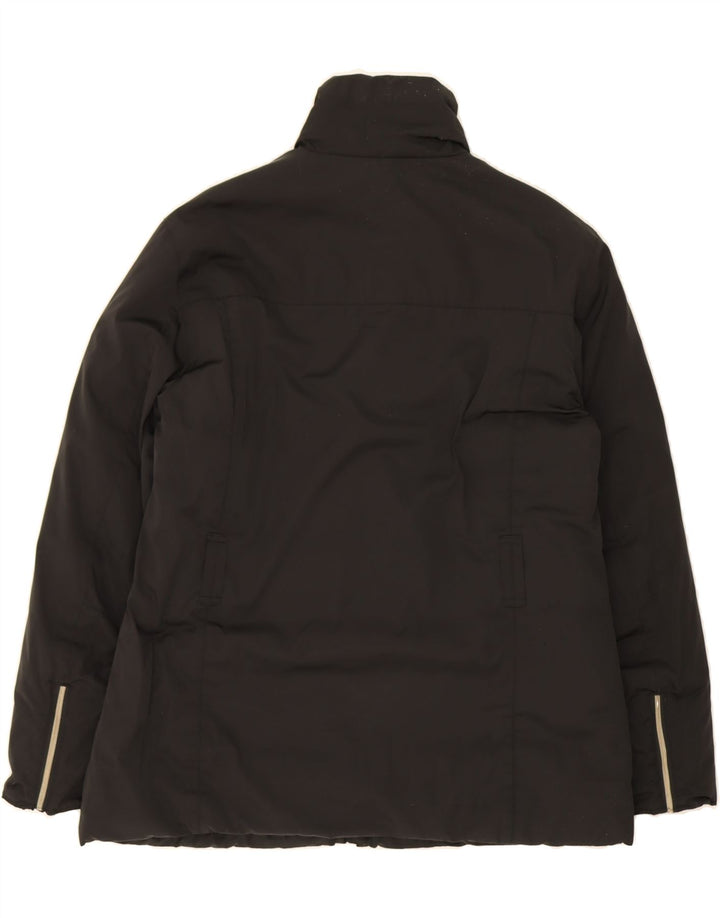 CANADIENS Mens Padded Jacket IT 50 Large Black Polyester Vintage Canadiens and Second-Hand Canadiens from Messina Hembry 