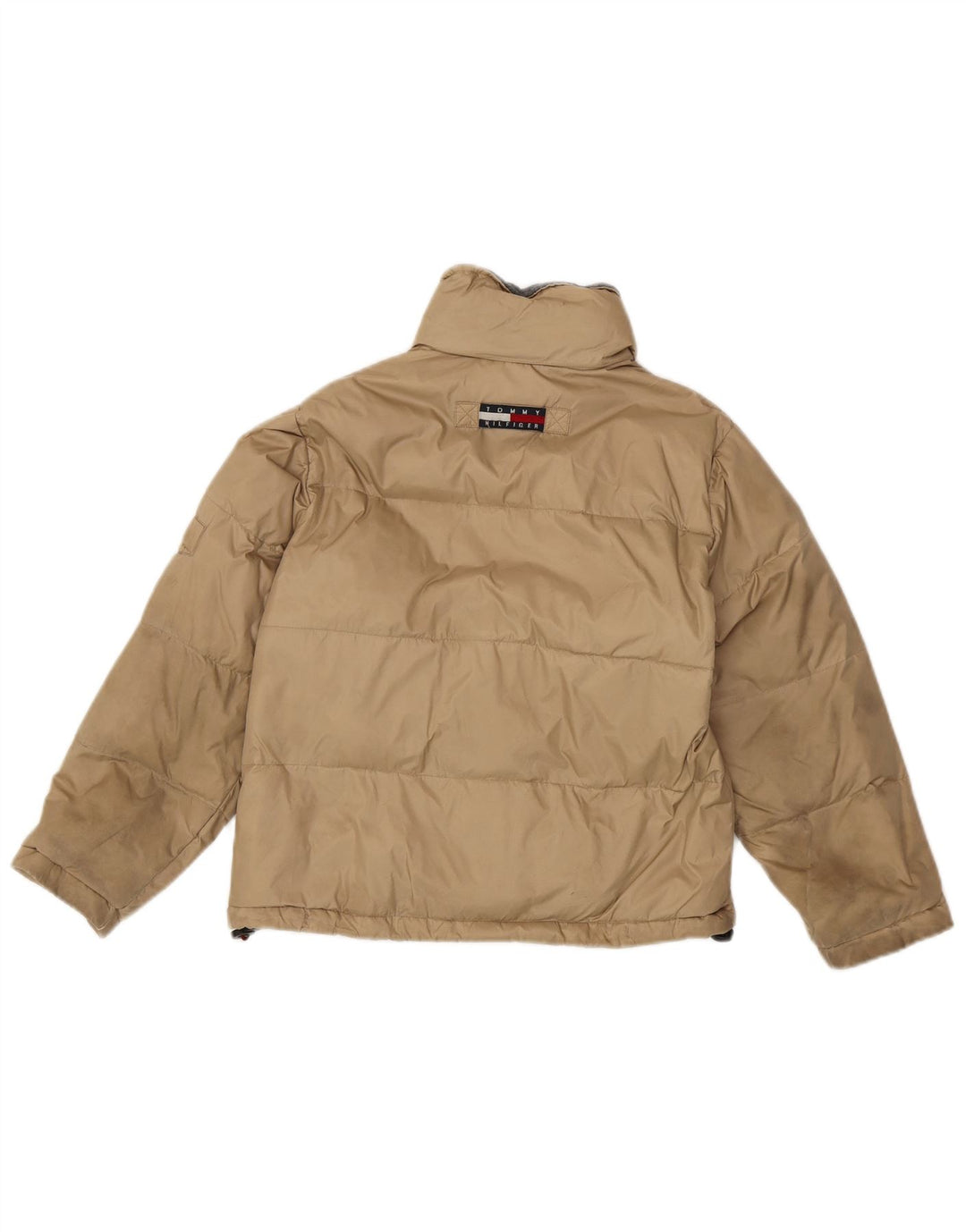 Giacca imbottita Tommy Hilfiger per ragazzi 7-8 anni XS Beige Nylon