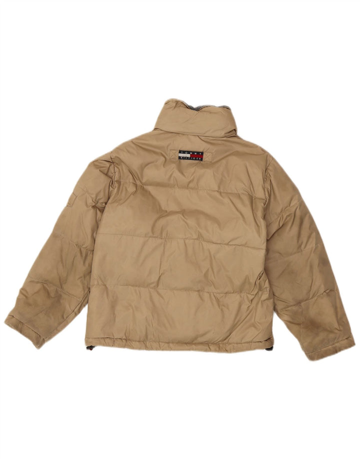 Giacca imbottita Tommy Hilfiger per ragazzi 7-8 anni XS Beige Nylon