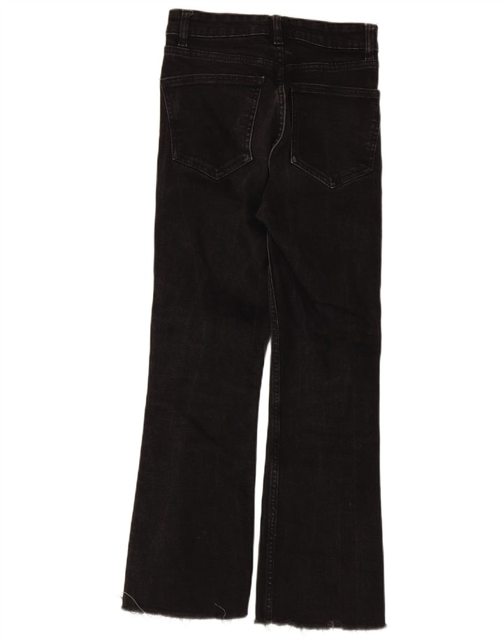 Jeans svasati da donna Zara EU 36 XS W26 L25 cotone nero