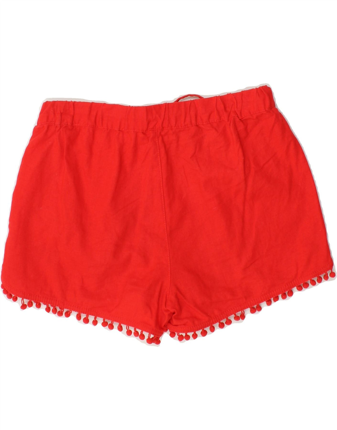 J. CREW Womens Shorts UK 2 2XS W28 Red Linen Vintage J. Crew and Second-Hand J. Crew from Messina Hembry 
