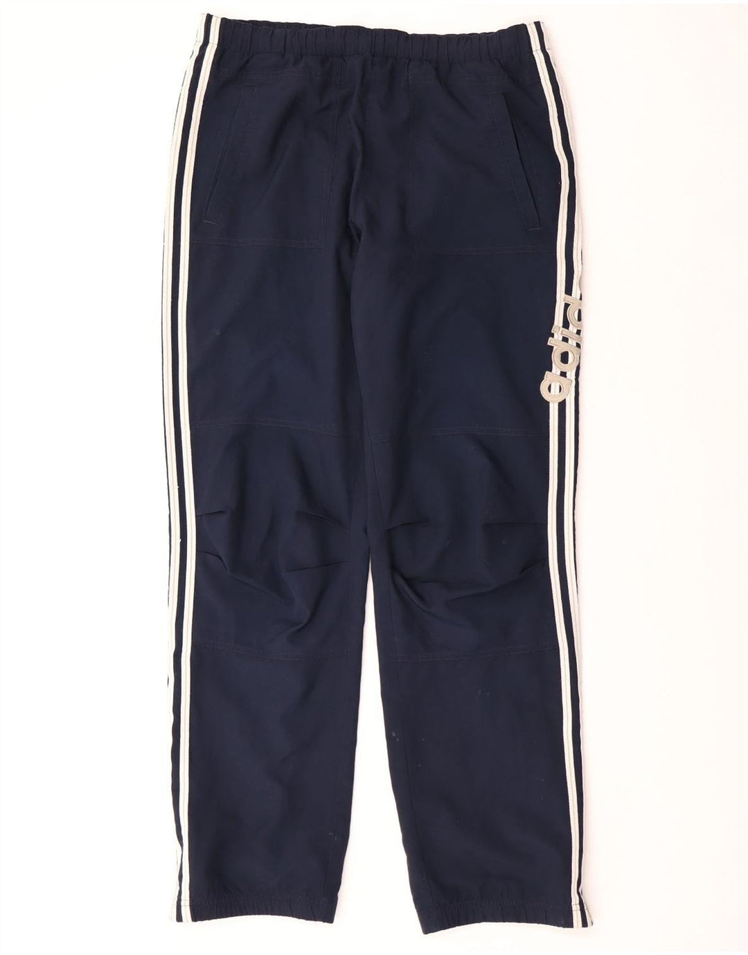 Pantaloni da tuta da uomo ADIDAS medio poliestere blu navy