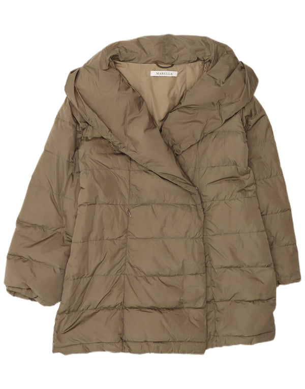 Giacca imbottita da donna Marella UK 12 Poliammide marrone medio