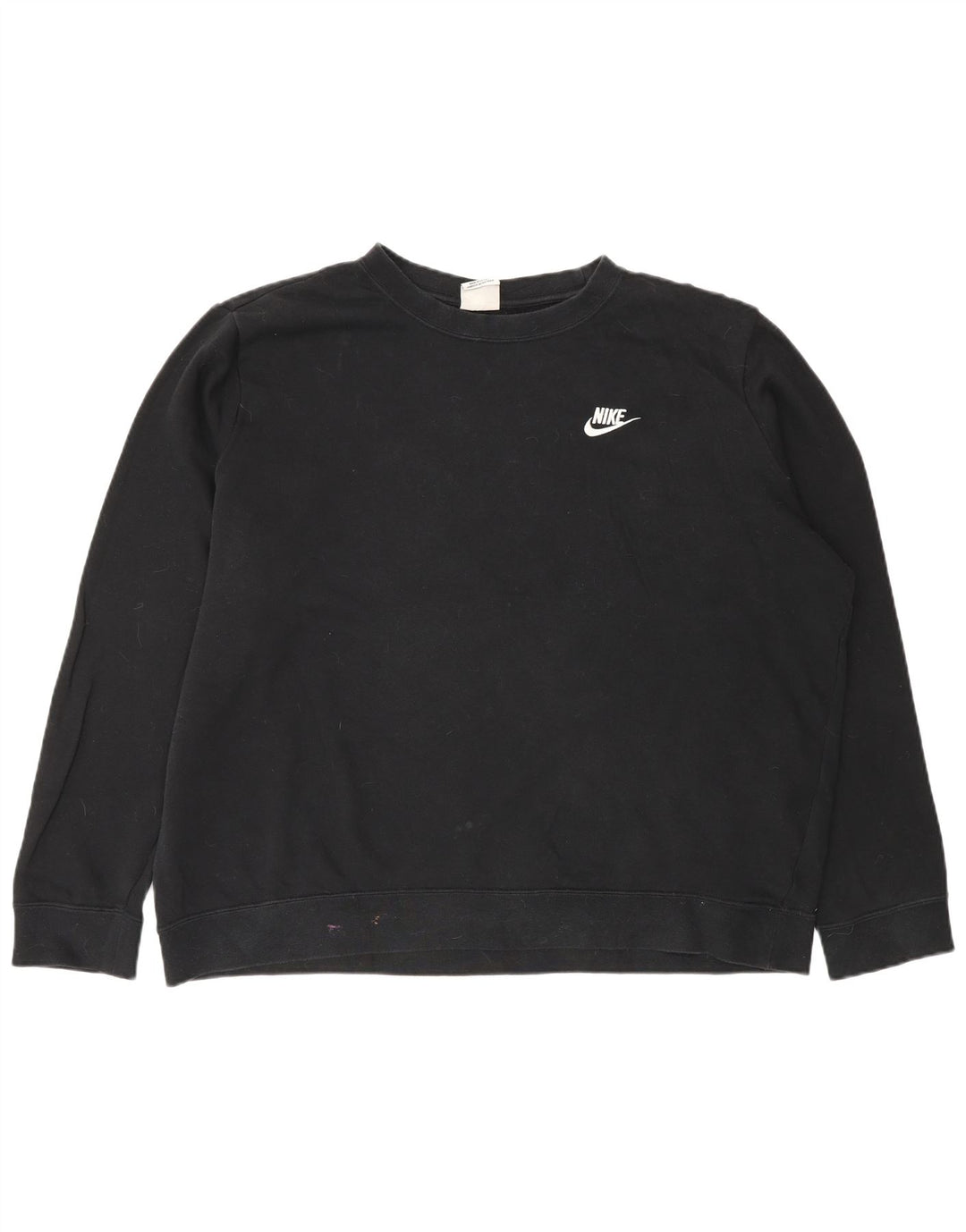 Felpa oversize da donna Nike Jumper UK 18 XL cotone nero