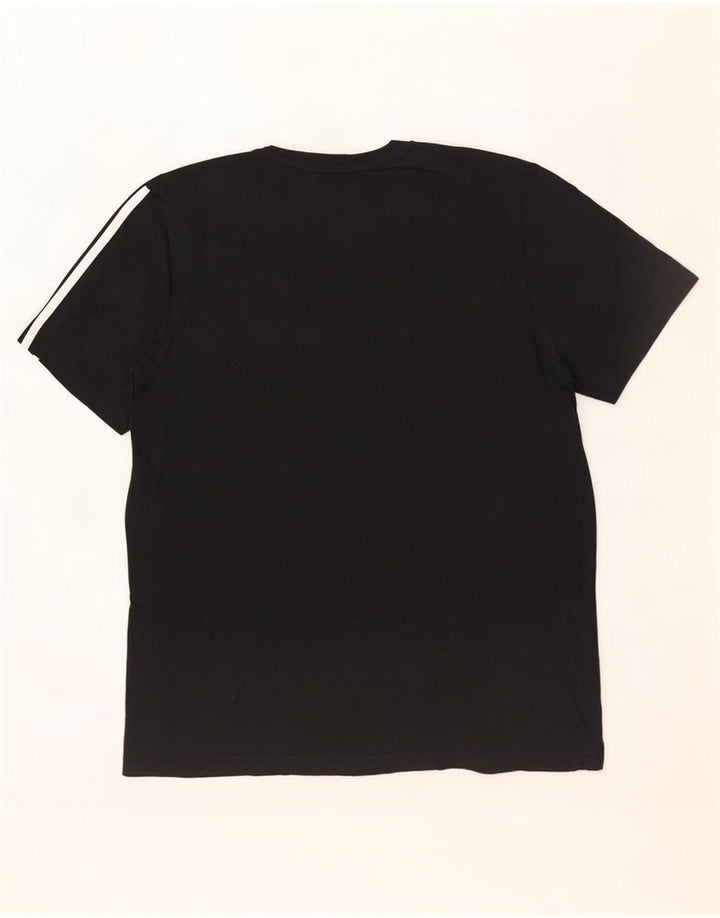 T-shirt da uomo Adidas Top XL in cotone nero
