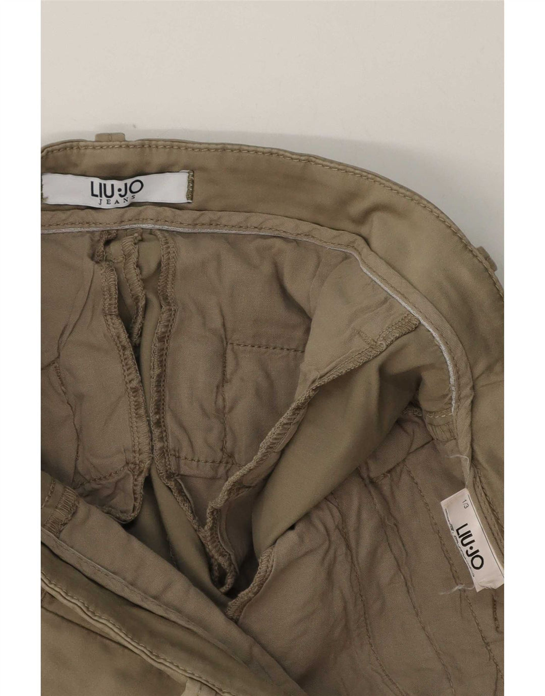 Pantaloni casual slim da donna Liu Jo W28 L27 Cachi