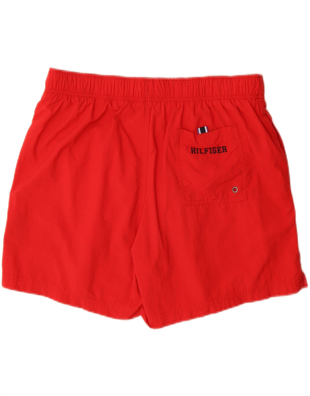 Pantaloncini da bagno da uomo Tommy Hilfiger grandi rossi in poliestere
