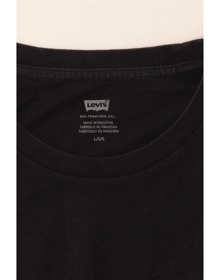 T-shirt da uomo Levi's Top grande nera