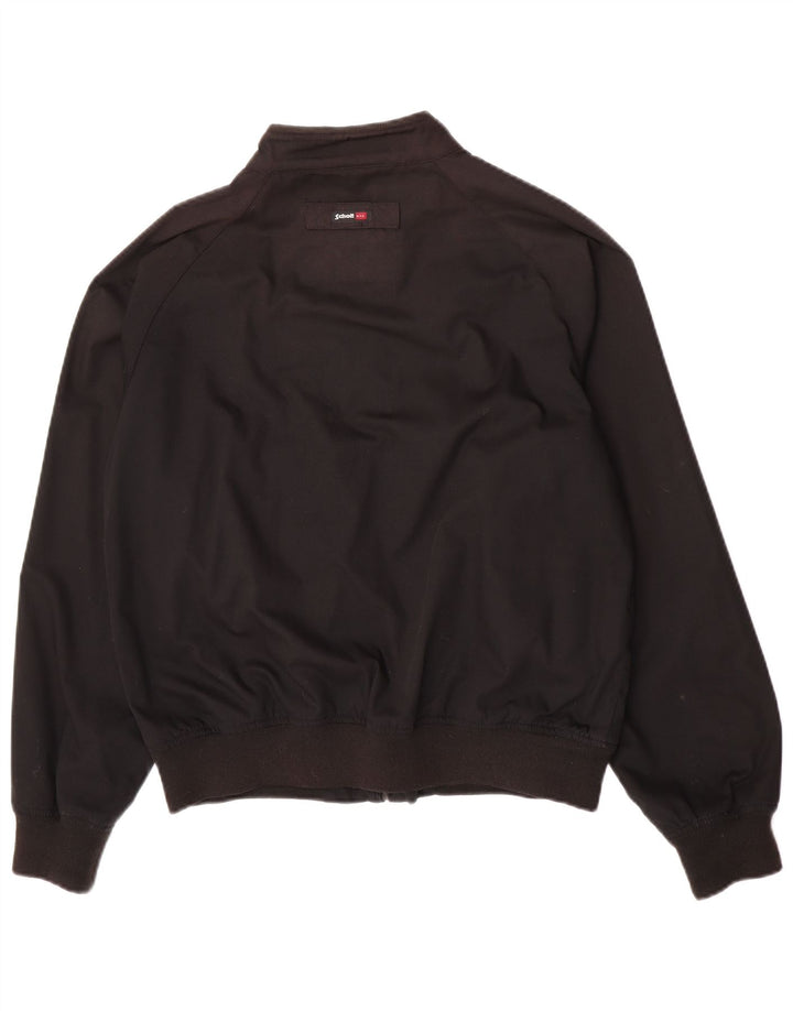 Giubbotto bomber da uomo Schott UK 40 grande poliestere nero