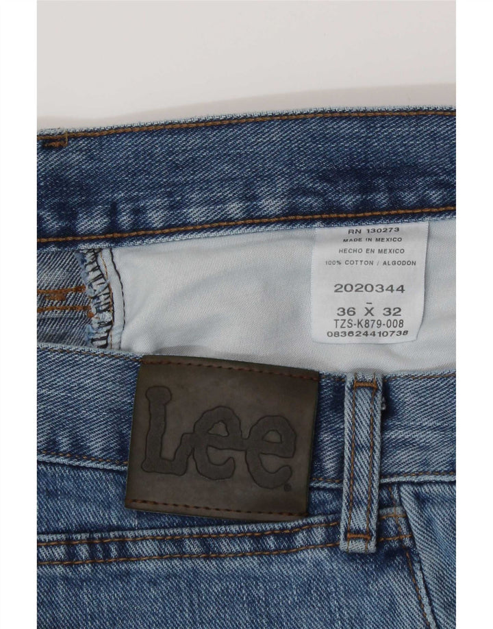 Jeans dritti da uomo Lee W36 L32 in cotone blu