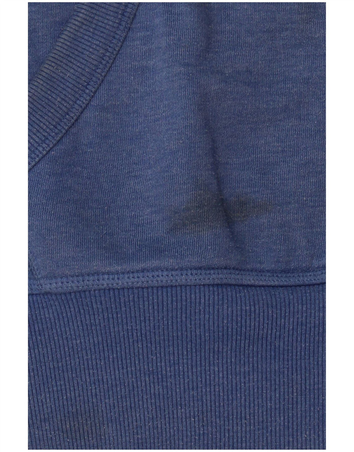 Maglione con cappuccio grafico da uomo Superdry in cotone blu medio